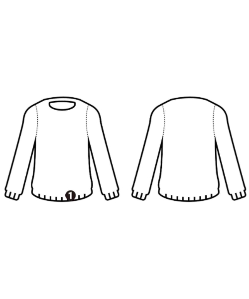 Mame Kurogouchi（マメクロゴウチ）ニット・セーター 白 サイズ:2(M位) レディース/2200623501030