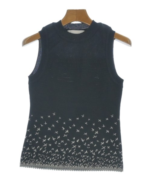 Mame Kurogouchi(マメ　クロゴウチ)ニット・セーター 紺 サイズ:1(S位)/2200637925075