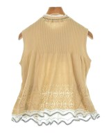 Mame Kurogouchi（マメクロゴウチ）ベスト/ノースリーブ ベージュ サイズ:1(S位) レディース/2200621755282