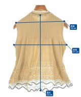 Mame Kurogouchi（マメクロゴウチ）ベスト/ノースリーブ ベージュ サイズ:1(S位) レディース/2200621755282