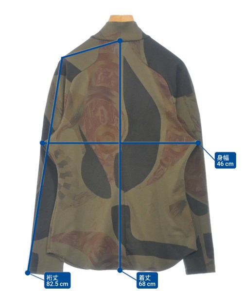 Mame Kurogouchi（マメクロゴウチ）Tシャツ・カットソー カーキ サイズ:4(XL位) レディース/2200625825073