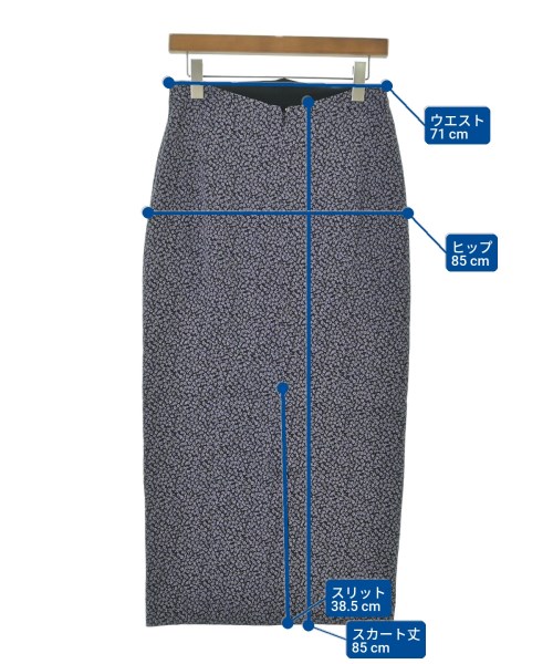 Mame Kurogouchi（マメクロゴウチ）ロング・マキシ丈スカート 紫 サイズ:3(L位) レディース/2200625825080