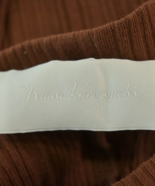 Mame Kurogouchi（マメクロゴウチ）Tシャツ・カットソー 茶 サイズ:1(S位) レディース/2200623925010