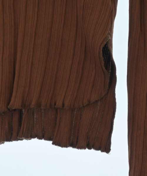 Mame Kurogouchi（マメクロゴウチ）Tシャツ・カットソー 茶 サイズ:1(S位) レディース/2200623925010