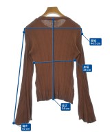 Mame Kurogouchi（マメクロゴウチ）Tシャツ・カットソー 茶 サイズ:1(S位) レディース/2200623925010