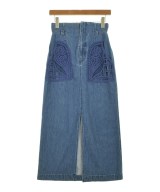 Mame Kurogouchi（マメクロゴウチ）ロング・マキシ丈スカート 青 サイズ:2(M位) レディース/2200623925034