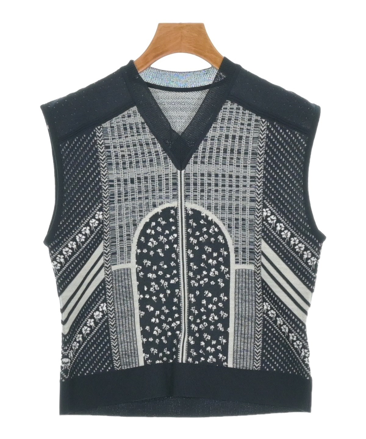新品同様 マメクロゴウチ ニット ベスト ニットベスト Mame Kurogouchi