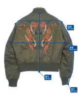 Mame Kurogouchi（マメクロゴウチ）スタジャン カーキ サイズ:2(M位) レディース/2200639116020