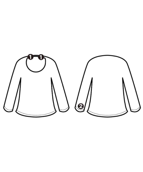 Mame Kurogouchi（マメクロゴウチ）ブラウス 黒 サイズ:2(M位) レディース/2200639116082