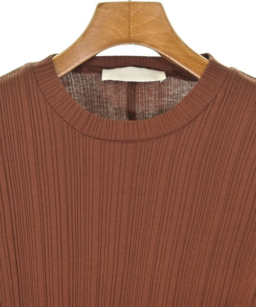 Mame Kurogouchi（マメクロゴウチ）Tシャツ・カットソー 茶 サイズ:1(S位) レディース/2200640698034