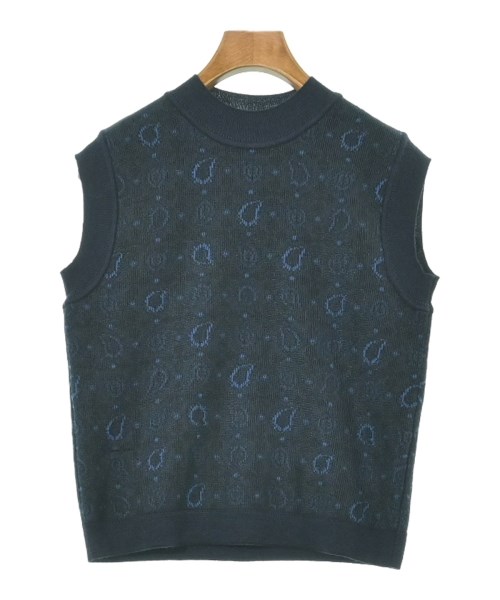 Mame Kurogouchi（マメクロゴウチ）ニット・セーター 紺 サイズ:1(S位) レディース/2200641693021