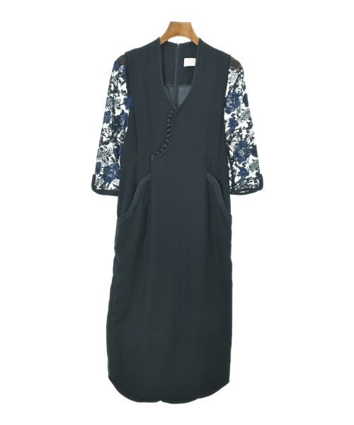 Mame Kurogouchi(マメ　クロゴウチ)ワンピース 紺 サイズ:2(M位)/2200626461157