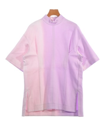 マメクロゴウチ mame マーブル シアートップス 長袖 ピンク Mame Kurogouchi（マメクロゴウチ）Tシャツ・カットソー ピンク サイズ