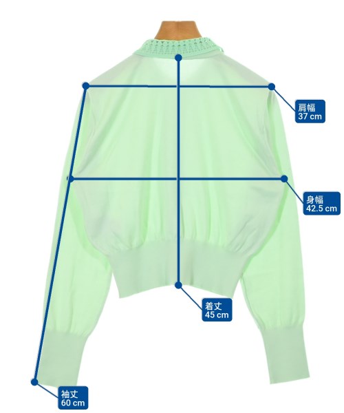 Mame Kurogouchi（マメクロゴウチ）カーディガン 緑 サイズ:2(M位) レディース/2200621252033