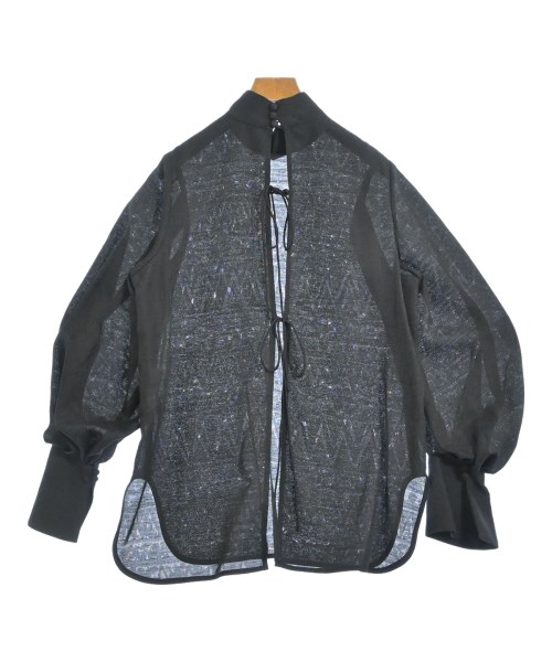 Mame Kurogouchi（マメクロゴウチ）カジュアルシャツ 黒 サイズ:2(M位) レディース/2200621492040