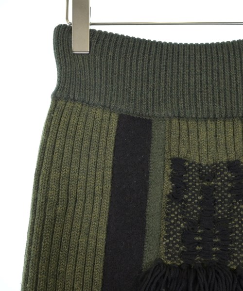 Mame Kurogouchi（マメクロゴウチ）ロング・マキシ丈スカート カーキ サイズ:1(S位) レディース/2200623761021