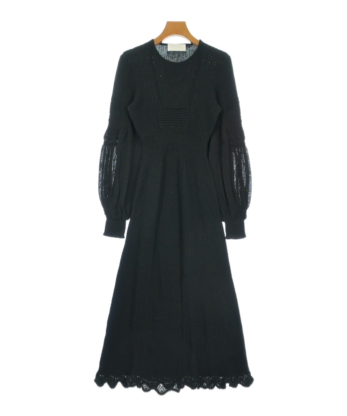 Mame Kurogouchi ワンピース Mame Kurogouchi（マメクロゴウチ）ワンピース 黒 サイズ:2(M位