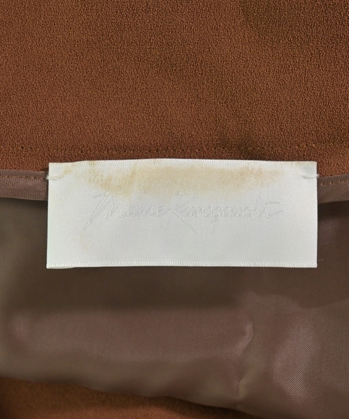 Mame Kurogouchi（マメクロゴウチ）ワンピース 茶 サイズ:2(M位) レディース/2200615424163