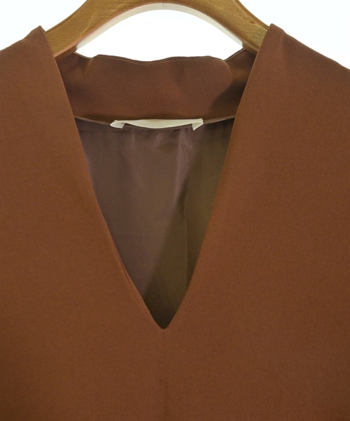 Mame Kurogouchi（マメクロゴウチ）ワンピース 茶 サイズ:2(M位) レディース/2200615424163