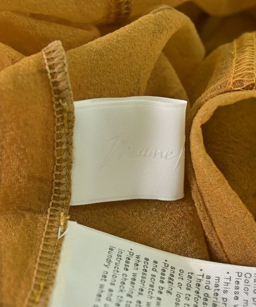 Mame Kurogouchi（マメクロゴウチ）Tシャツ・カットソー 茶 サイズ:1(S位) レディース/2200627351068