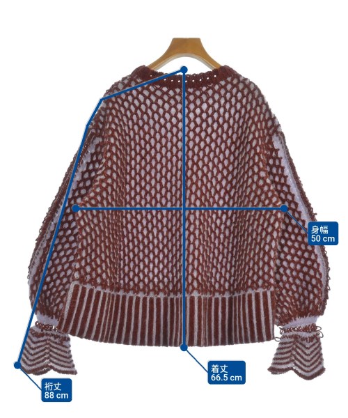 Mame Kurogouchi（マメクロゴウチ）ニット・セーター オレンジ サイズ:3(L位) レディース/2200631727019