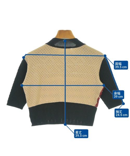 Mame Kurogouchi（マメクロゴウチ）ニット・セーター 黒 サイズ:2(M位) レディース/2200633076030