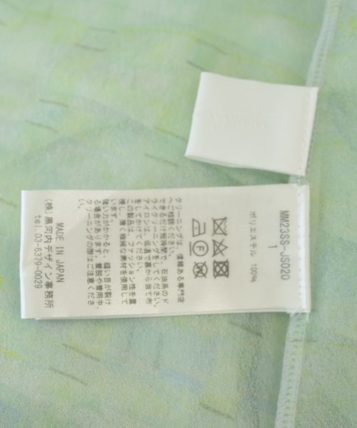 Mame Kurogouchi（マメクロゴウチ）カジュアルシャツ 緑 サイズ:1(S位) レディース/2200618852024