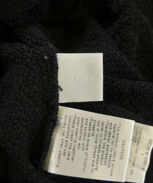 Mame Kurogouchi（マメクロゴウチ）ベスト 黒 サイズ:1(S位) レディース/2200605949072