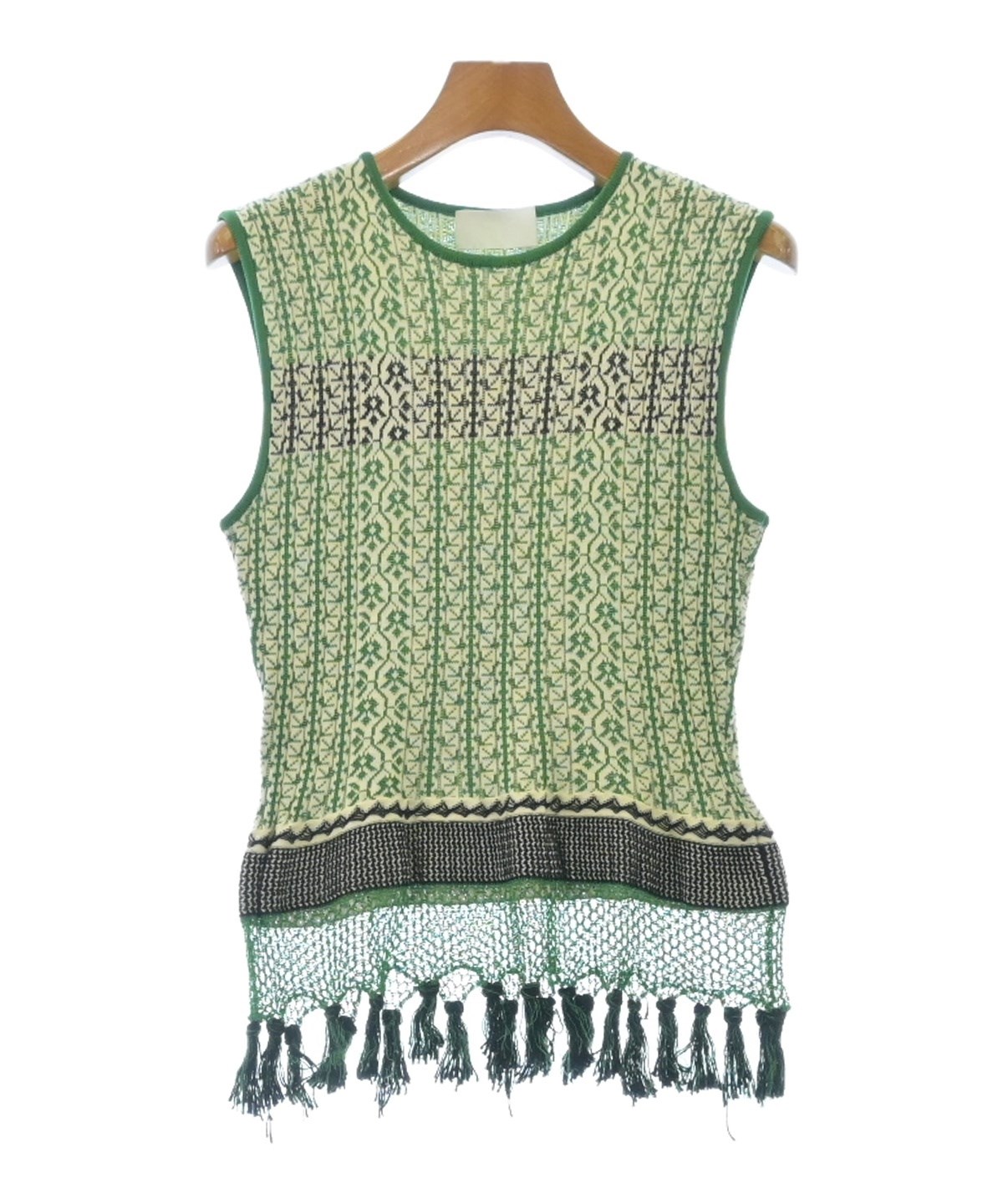 Mame Kurogouchi（マメクロゴウチ）ベスト/ノースリーブ 緑