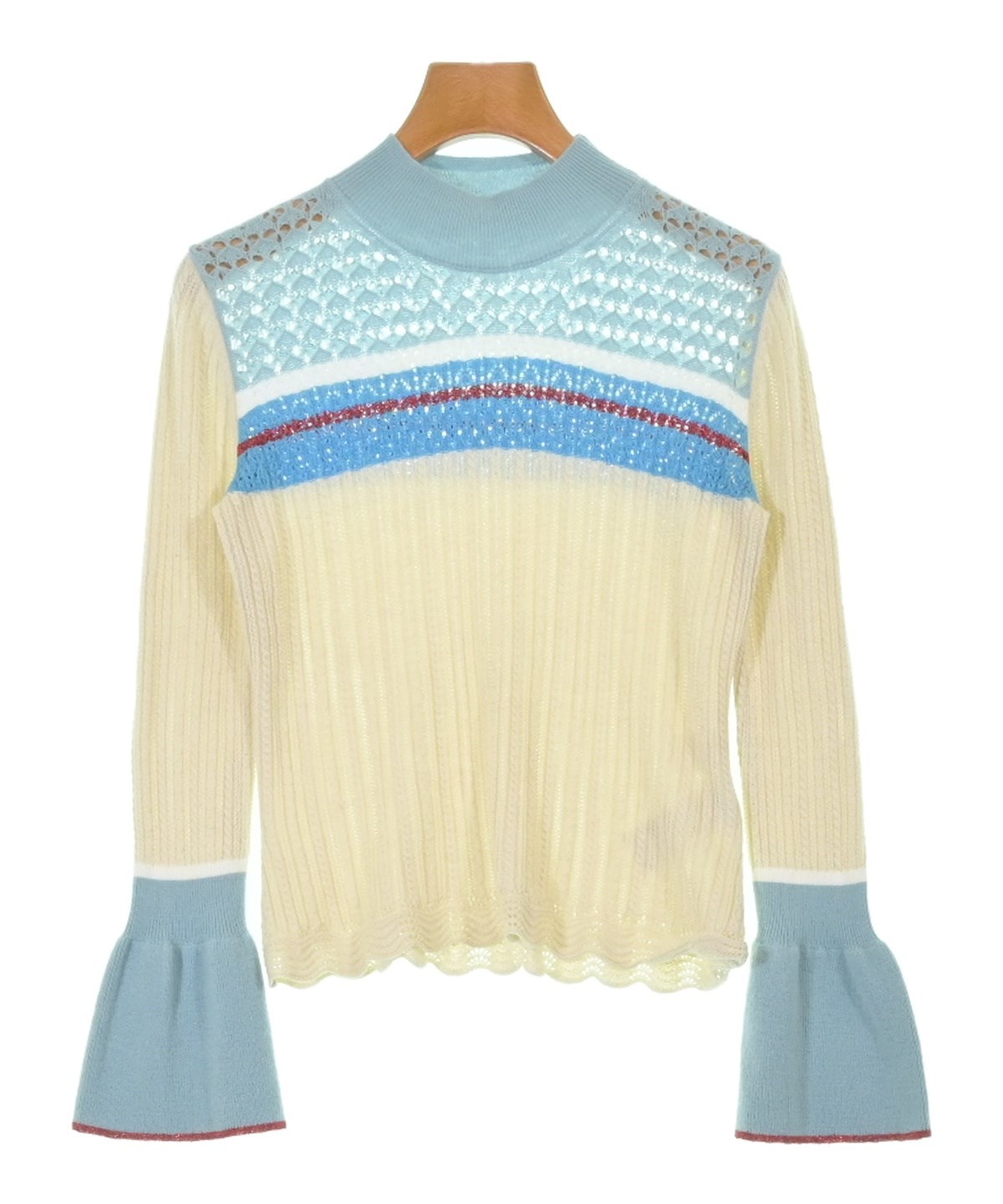 新品未使用タグ付き‼︎ マメクロゴウチ 5分袖 ニット vectorpremium_217-902409100014