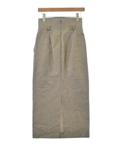 Mame Kurogouchi（マメクロゴウチ）ロング・マキシ丈スカート 茶 サイズ:1(S位) レディース/2200674154216