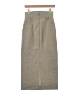 Mame Kurogouchi（マメクロゴウチ）ロング・マキシ丈スカート 茶 サイズ:1(S位) レディース/2200674154216