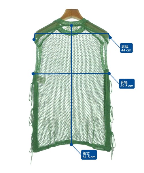 Mame Kurogouchi（マメクロゴウチ）ベスト 緑 サイズ:1(S位) レディース/2200674923140