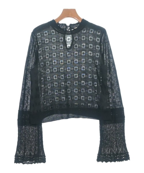 Mame Kurogouchi(マメ　クロゴウチ)ニット・セーター 黒 サイズ:2(M位)/2200669868050