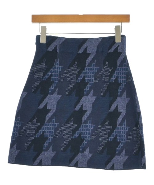 Mame Kurogouchi（マメクロゴウチ）ミニスカート 紺 サイズ:1(S位) レディース/2200676774207