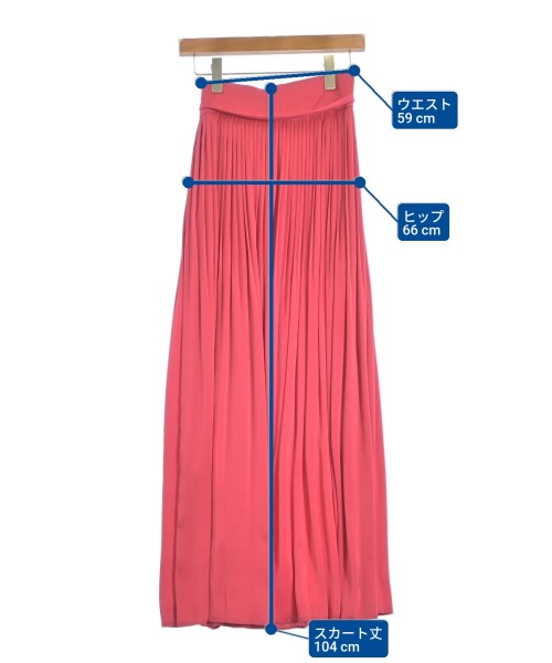 Mame Kurogouchi（マメクロゴウチ）ロング・マキシ丈スカート 赤 サイズ:1(S位) レディース/2200676749120