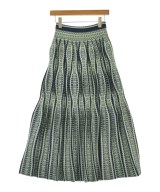 Mame Kurogouchi（マメクロゴウチ）ロング・マキシ丈スカート 緑 サイズ:1(S位) レディース/2200677135014