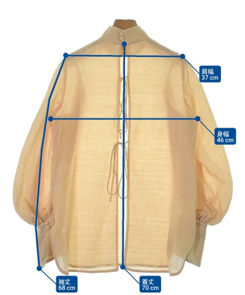 Mame Kurogouchi（マメクロゴウチ）ブラウス ベージュ サイズ:1(S位) レディース/2200665126031