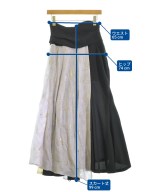 Mame Kurogouchi（マメクロゴウチ）ロング・マキシ丈スカート 紫 サイズ:1(S位) レディース/2200672911637