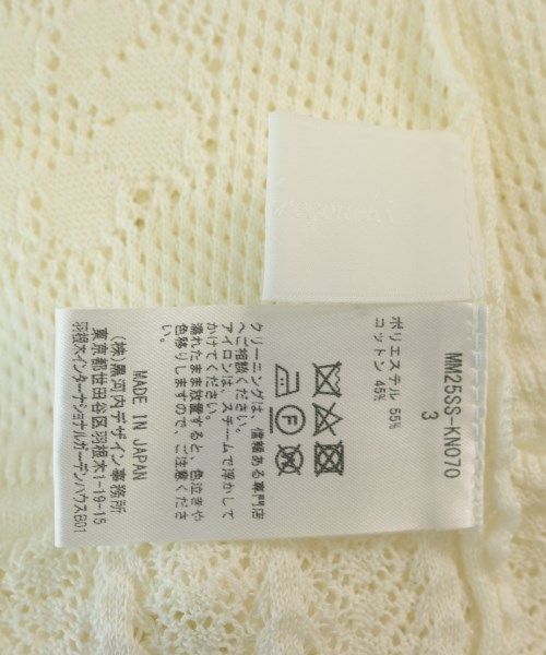 Mame Kurogouchi（マメクロゴウチ）ポロシャツ 白 サイズ:3(L位) レディース/2200678093092