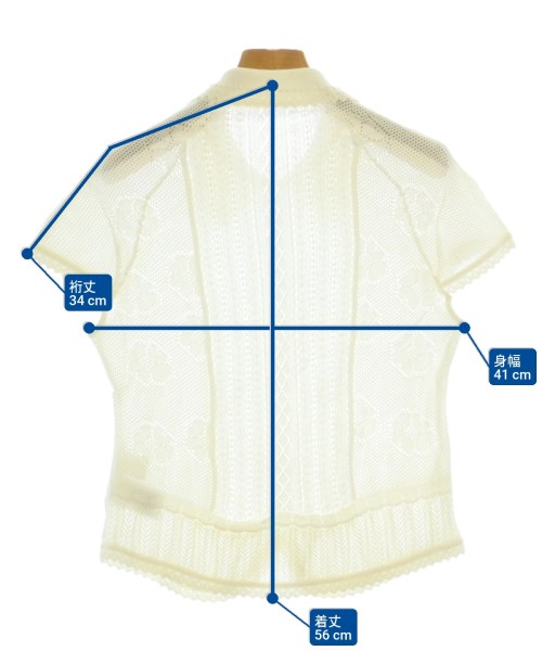 Mame Kurogouchi（マメクロゴウチ）ポロシャツ 白 サイズ:3(L位) レディース/2200678093092