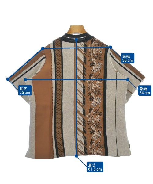 Mame Kurogouchi（マメクロゴウチ）ニット・セーター 茶 サイズ:2(M位) レディース/2200677022253