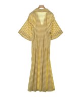 Mame Kurogouchi（マメクロゴウチ）シャツワンピース 黄 サイズ:1(S位) レディース/2200677842349