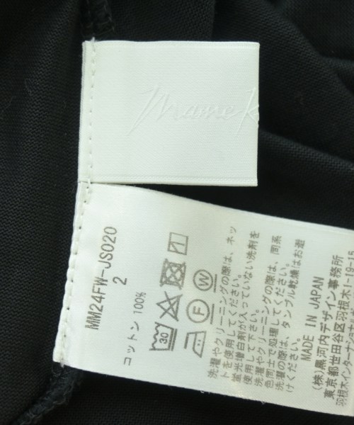 Mame Kurogouchi（マメクロゴウチ）Tシャツ・カットソー 黒 サイズ:2(M位) レディース/2200697302038