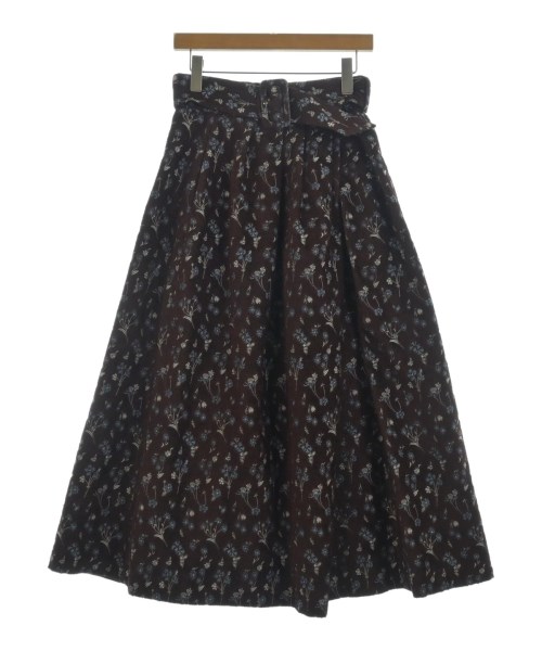 Mame Kurogouchi(マメ　クロゴウチ)ロング・マキシ丈スカート 赤 サイズ:2(M位)/2200655018025