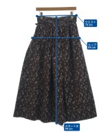 Mame Kurogouchi（マメクロゴウチ）ロング・マキシ丈スカート 赤 サイズ:2(M位) レディース/2200655018025