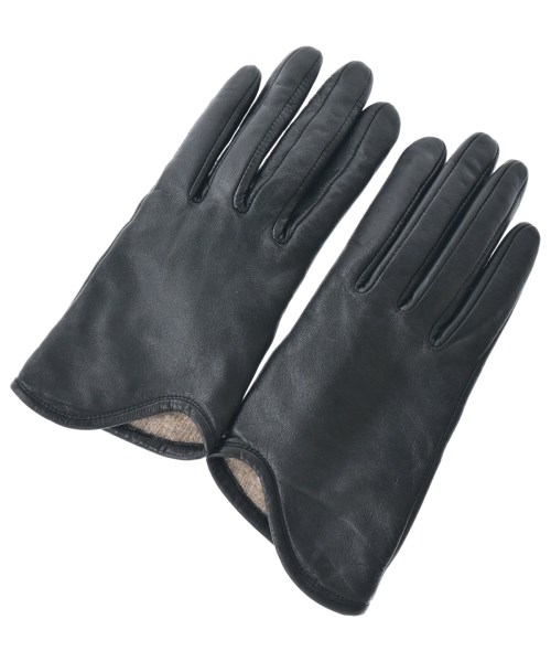 Mame Kurogouchi(マメ　クロゴウチ)手袋 黒 サイズ:2/2200655417040