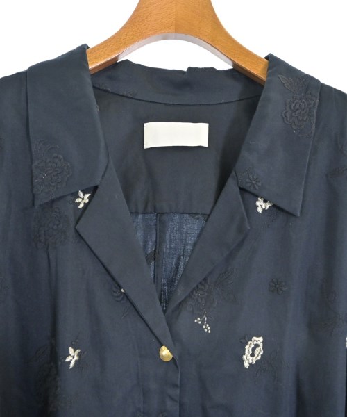 Mame Kurogouchi（マメクロゴウチ）シャツワンピース 紺 サイズ:2(M位) レディース/2200656044146