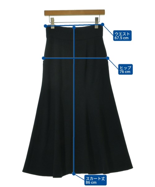 Mame Kurogouchi（マメクロゴウチ）ロング・マキシ丈スカート 黒 サイズ:2(M位) レディース/2200656631056