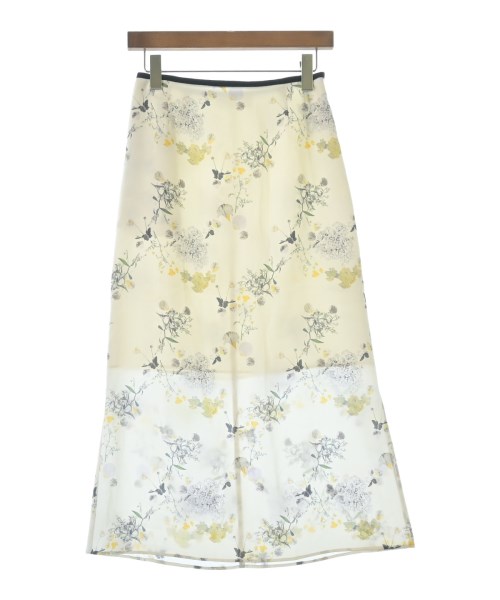 Mame Kurogouchi(マメ　クロゴウチ)ロング・マキシ丈スカート 白 サイズ:-(M位)/2200657371012